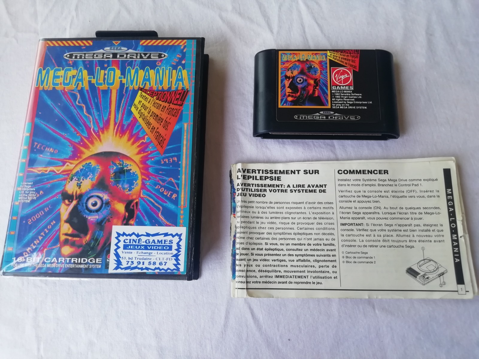 MEGA LO MANIA SEGA MEGA DRIVE GENESIS MD